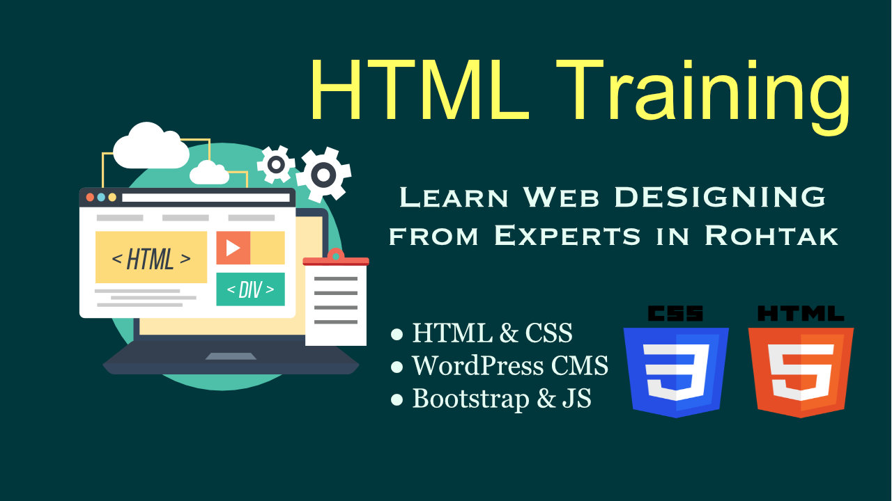 HTML & CSS (Web Designing) Training HTML & CSS (Web Designing) Training